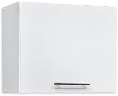 EDDY Moderner Hängeschrank Küche in Weiß matt - Geräumiger Küchenschrank mit viel Stauraum - 60 x 50 x 31 cm (B/H/T)