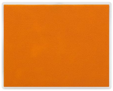 Ink Pad 5 x 4 Inch Craft Large Stamp Pad for Rubber Stamps Finger Painting (Orange)