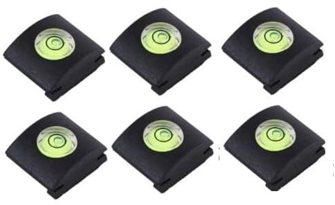 Kamera Blitzschuh, Blitzschuhabdeckung, Kamera Wasserwaage, Hot Shoe Level, Kamera Blitzschuhabdeckung Schutz, Kamera Blitzschuhabdeckung mit Wasserwaage, Blitzschuh-Abdeckung mit Wasserwaage(6 Stück)