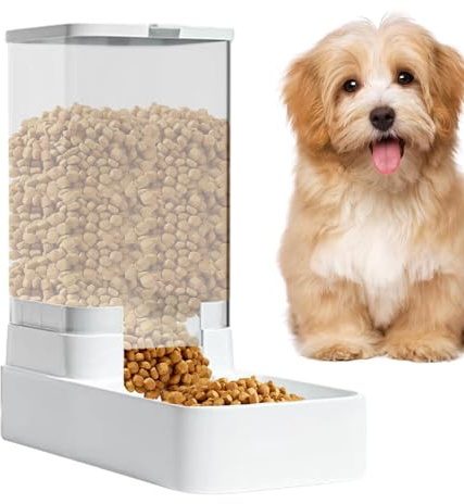 Automatische Futterspender für Katzen, Schwerkraft-Futterstation für Haustiere, 3,8 l, Wasserspender für Hunde und Katzen, Wasserspender, Bewässerungsfutter, große Kapazität, Futterspender ohne Strom