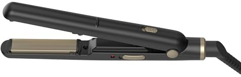 OKWRAP Mini raddrizzatore per capelli corti 2 in 1, portatile da viaggio, piastra in ceramica 3D, tensione universale 100-240 V, spegnimento automatico, formato da viaggio