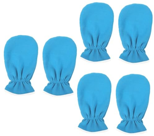 IWOWHERO 3pares Guantes Exfoliantes De Cuidado Para Manos Guantes De Spa Para Hidratación y Exfoliación Perfectos Para Tratamientos De Cera y Cuidado Personal