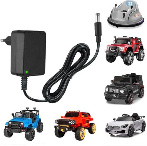 Caricabatterie per auto elettriche per bambini, 12V 1A per la guida elettrica su giocattoli moto SUV ATV Jeep