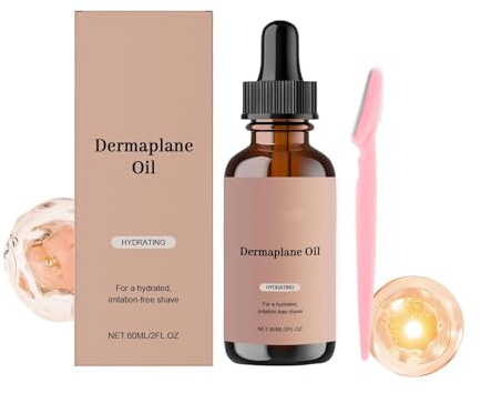 Multi-Benefit Öl - 100% natürlichen Ursprungs - Körperöl für die Rasur & nach der Haarentfernung,Shaving Oil Rasieröl gegen Irritation,Feuchtigkeitsspendendes Rasieröl für Körper & Gesicht,60 ml