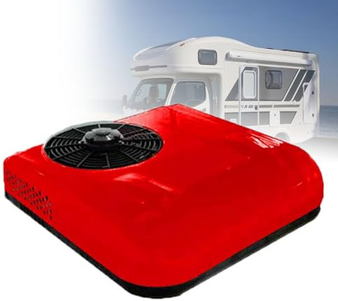 Climatiseur De Toit 12 V, Climatiseur Pour Fourgon, Climatisation Pour Camion, Camping-Car, Camion, Semi-Remorque, Remorque De Bateau, Remorques, Cabine-Couchette,Red-12V