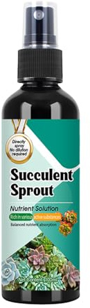 Kakteen Dünger | Sprossenstärker Spray Für Kakteen Und Sukkulenten - 100ml Sprungkraft Booster Langzeit-Spray Für Wachstum & Vermehrung Bei Topfpflanzen Innen & Außen