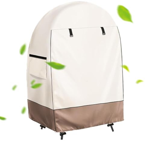 Les couvertures de chaise d'oeuf étanche | Couvre de protection des selles 114 x 140 cm avec double fermeture à glissière | Couvercle de vent en 420D Oxford pour chaises suspendues, fauteuils de