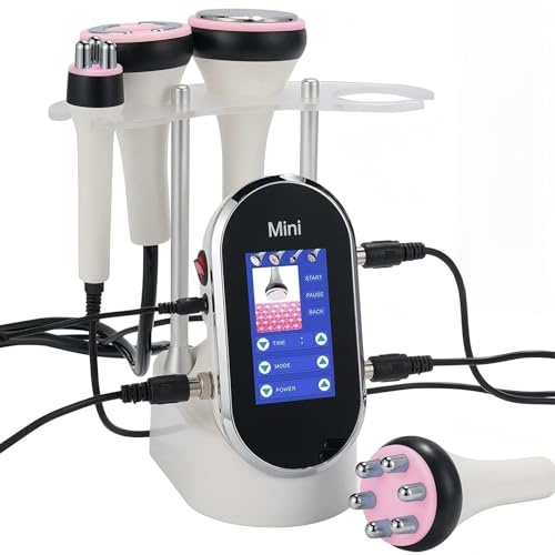 4 in 1 Body Shaper Sculpting Beauty Machine Skin Care Tool Radio Frequency Cavitation Vacuum Multipole Device Salon Spa Equipment Home Use Massager for Arm Waist