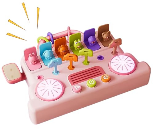 Musikspielzeug Für Kinder | Pädagogisches Lernspielzeug Mit Klavier & Trommel | Bus-Design Kinder Musikinstrumente Mädchen & zu Geburtstag Weihnachten Kindergarten