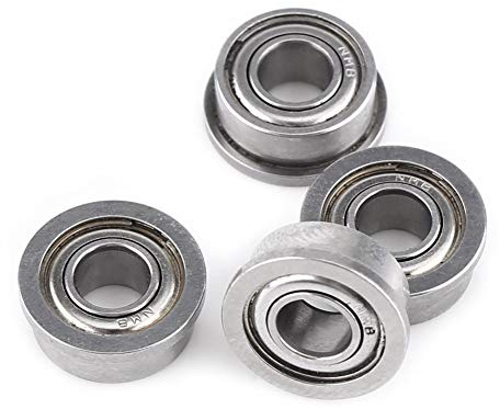 10pcs F684ZZ Mini cuscinetti a sfera Cuscinetti a sfera flangiati a doppia schermatura per modello di stampante 3D 4x9x4mm