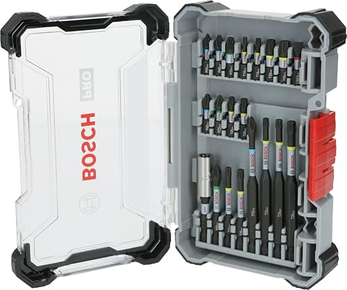 Bosch 20x PRO Impact Schrauberbit Set, 20-tlg. | 200 x 107 mm, Professional Zubehör Schraubendreher, Bohrmaschine/Schrauber