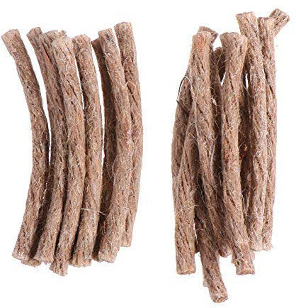 BESPORTBLE 20pcs Fuse Rope Beeswax Rope 20Pcs Camping Fire Starter Hemp for Outdoor Cooking Bbq Fire Starting Lightweight Durable