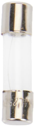 SeKi - Fusibili di precisione da 0,25 A (250 mA), 5 x 20 mm, ad attivazione lenta, confezione da 10, fusibili in vetro, 250 V