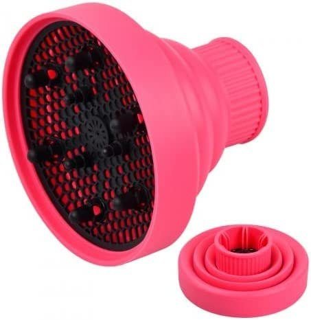 Universal Faltbares Haar Diffusor Diffusor Föhn Anpassungsfähig für Schlag Trockner mit Düse 1,575-1.968 Zoll (4-5cm)