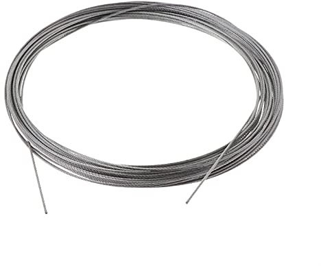 Drahtseil 10m 304 Edelstahldraht Seil weiche Angelhubkabel 7 × 7 Wäscheleine (Size : 2.5mm)