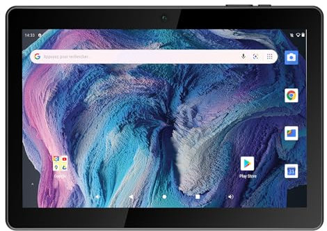 Logicom - Tablette 130-10.1 inch - 2GB RAM - 32GB + 128 GB - WiFi - Bluetooth - USB-C - Android 13 GO - Batterie 5000 mAh - Noir