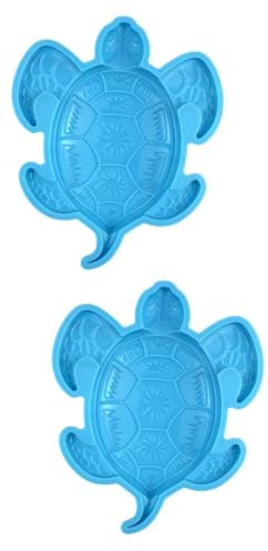 VILLCASE 2piezas Molde De Para Colgante De Tortuga Moldes Reutilizables Para Manualidades Para Decoración De y