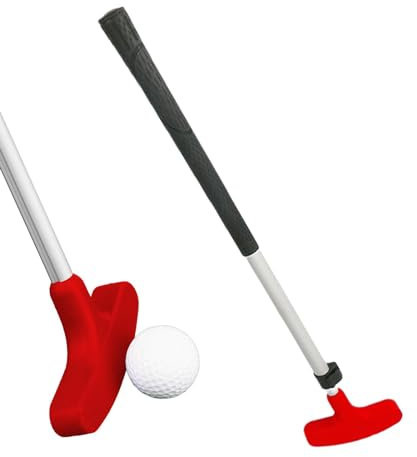 Putter para niños – Putter ajustable para golf | Putter bidireccional para niños con mango extensible, tamaño ajustable para jóvenes golfistas, zurdos y diestros