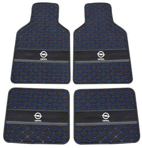 WSXCDE 4 Stück Auto-Fussmatten, für Opel Corsa D 2006-2014 Wasserfest Antirutsch Allwetterschutz Auto Teppich Innenraum, Vorne und Hinten Automatten Set,C