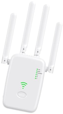 Extender WiFi - Amplificatore WiFi, Ripetitore WiFi | Estensore WiFi | Ripetitore WiFi 300 Mbps Amplificatore di segnale wireless esteso, Stabilità: Proteggere