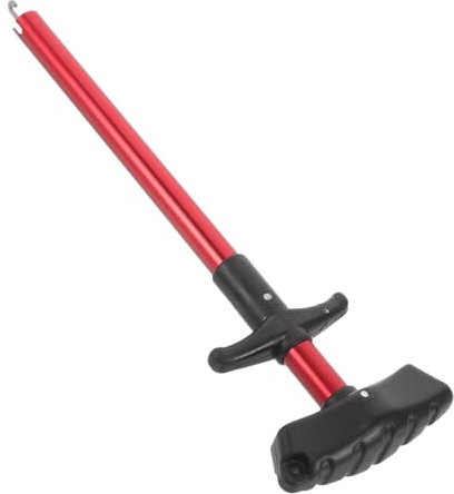 BESPORTBLE Angelhaken-entferner T-förmiger Tragbarer Angelhaken-extraktor für Angler Einfach Zu Verwendender Aluminium-Picker Rot cm