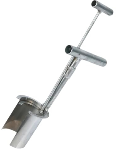Bulb Planter Tool Heavy Duty Long Handle Steel Seed Planter Tool for Digging Holes to Plant Tulips Iris Daffodils