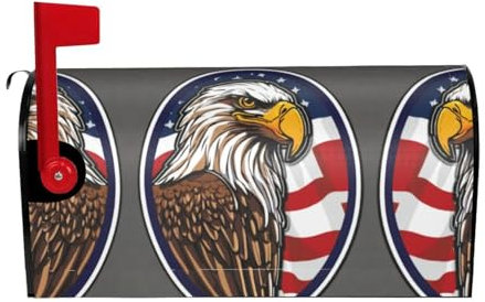 American Bald Eagle Print Unique Mailbox Covers,Spring Mailbox Decoration,For Spring,Summer,Easter