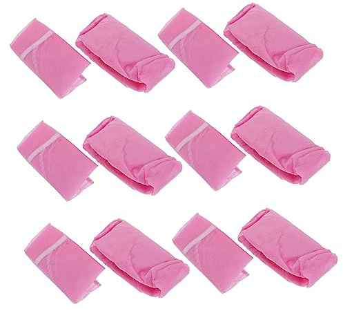 Mikikit 20set Strapless Set Spa Bras Knickers Disposable Women Underwear for Sauna Spa Set for Women Pink