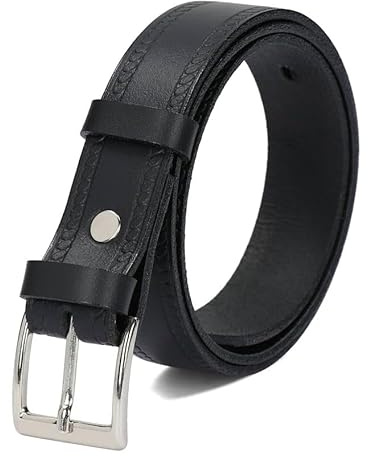 BeKiddy Kinder Ledergürtel Universalgürtel für Anzughosen und Freizeitkleidung für Jungen und Mädchen 55 60 65 70 75 cm