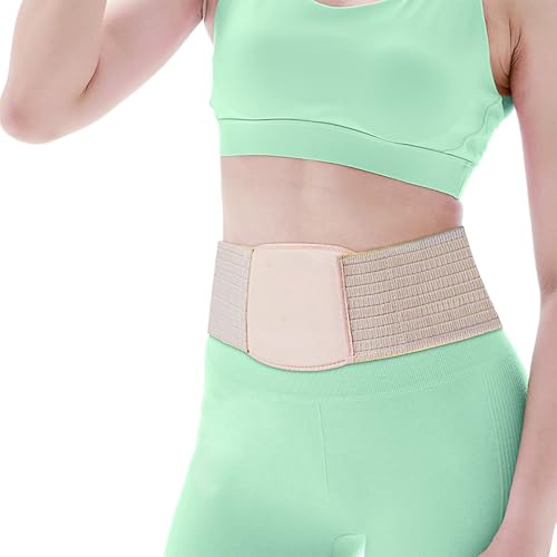 YCYRF Fascia Ernia Ombelicale, Fascia per Ernia Ombelicale Uomo e Donna, Addominale per Uomo, Cintura di Supporto per Ernia da Donna con Cuscinetto di Compressione(Medium)