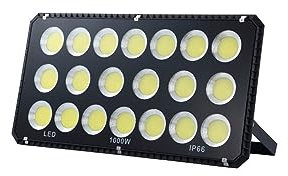 LBNVBC Projecteurs LED d'extérieur Projecteur Éclaira Extérieur 100W 300W 600W 1000W Projecteur Haute Puissance Mur Extérieur Bâtiment Jardin Arbres Lampe Projecteur Carré(6000 K,1000W Floodlight)