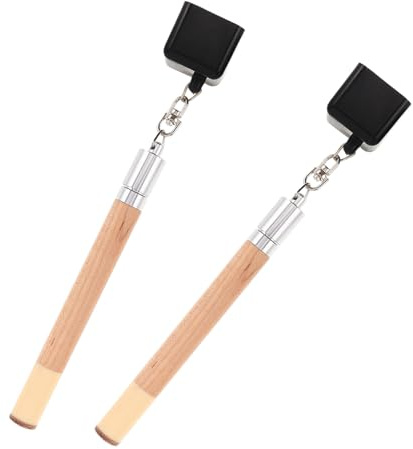 Abaodam 2pezzi Strumento Portatile Per Modellare Punte Da Biliardo Porta in Legno Pungidito Per Punte Da Snooker e Biliardo Kit Di Riparazione