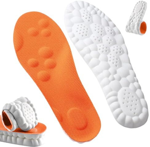 Cloud Insoles, bekväma skoinsatser | Memory Sulor för kvinnor, män, arbete, vandring, sport, promenader, löpning
