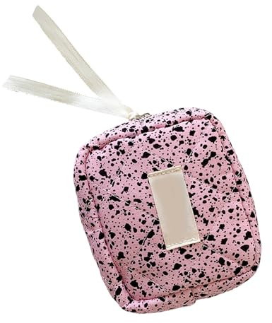 À Cosmétiques Rouge À Lèvres Petit Maquillage pour Porte-Monnaie avec Fermeture Éclair Pochettes Serviettes Hygiéniques Femmes