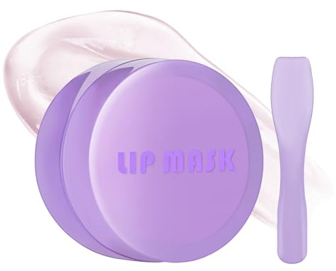 Erinde Lip Sleeping Mask, Lippenmaske für die Nacht, Lippenbalsam für optimale Feuchtigkeit mit Vitamin E, Olivenöl und Jojobaöl, Regenerierend und Glättend, 10 g