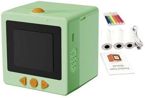 Máquina Inteligente De Pegatinas Con IA Para Niños, Impresora De Pegatinas Con Control Por Voz Y Pantalla De 2,4 Pulgadas, Etiquetadora Térmica Portátil, Educativo Para Niños, Ideal Para La Es