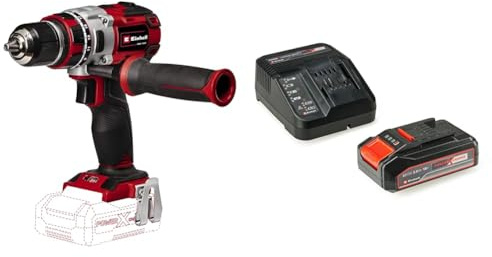 einhell Te-CD 18 Brushless-Solo Trapano Avvitatore a Batteria, 1.800 RPM, 18 V, Rosso, Senza Caricabatteria + 2,5 Ah Power X-Change Batteria