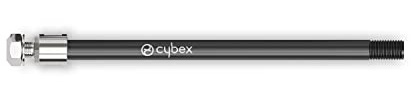 Cybex axelstång för Cybex-cykelkopplingar med drivaxel på 12 mm, 168-180 mm (M12 x 1.75), Svart