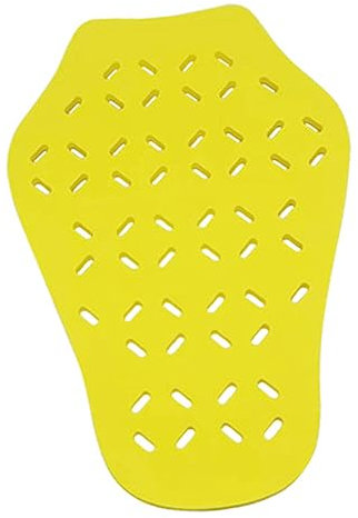 Dickly Rückenprotektor-Einsatz, schützende Biker-Ausrüstung, leichte Rüstung, Motorrad-Einsatz-Rüstungspolster für Fahrschutz, Radfahren, Gelb