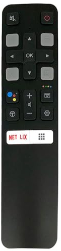 RC802V FMR1 Télécommande infrarouge de rechange pour TCL Smart TV 06-BTZNYY-URC802V 06BTZNYYURC802V RC802V FMR1 65P8S 55P8S 55EP680 65P8S 49S6800FS 49S6510FS