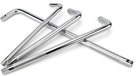 Clés à Molette L Type Type Socket Bar Barre de 250mm 300mm 350mm 500mm L-poignée L-poignée de la clé Touche à main 10 12 14 20 20 20 (Size : 1 2 inch 500mm)