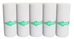 Tragbarer Mini-Drucker, Thermopapier, universell, 57 mm, selbstklebender Papieretikettenaufkleber for den Telefondruck von Bildern und Fotos Thermopapier (Color : 5pcs Self-adhesive)