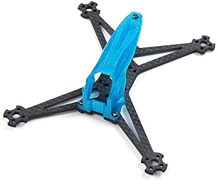 ZEMNLO IFlight TurboBee 136RS V2 136 mm Micro FPV Racing Rahmen mit 3 mm Arm kompatibel HQProp T3*2 Propeller FPV Racing Drone Kit Quadrocopter-Rahmenarme (Size : Frame W Blue Canopy)