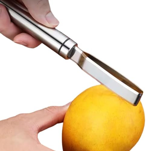 Fruit Core Removal Tool, Mango Peeler | Mango Slicer Fruit Slicer Tool | Fruit Cutter with Ergonomic Handles Mango Separator Tool for Kitchen Camping Piq