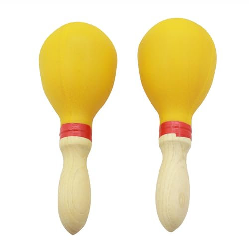 Kinder Kunststoff Maraca Rassel 2 Stücke Musikinstrument Baby Musik Sound Für Kinder Musik Geschenk Werkzeuge