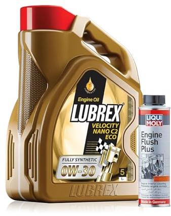0W-30 Fully Synthetic Engine Oil ACEA C2 SN/CF 5L + Engine FLush