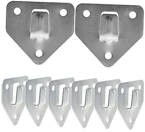 Veemoon 8 Stück Wandhalterung Feuerlöscher Metall Rostfrei Wandmontage Haken Montagehalterung Platzsparend Sicher