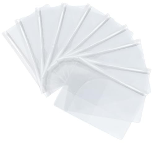 CREATCABIN 10 Stück Reisepasshülle Durchsichtig Wasserdicht Reisepassschutzhülle PVC Kunststoff Ausweishülle Flugtickethalter Hülle Dünne Kreditkarten Reisedokumenten Organizer Hüllen 18.7x13.4cm