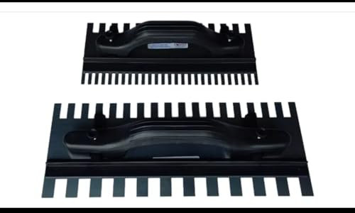 Llana dentada bi-Regulable – 27cm | Precisión y versatilidad para colocación de pisos, azulejos y mosaicos