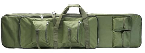 Waffentasche G ewehrtasche 85/100/120cm,Langwaffentasche,wasserdichte Gewehrtasche 2 Langwaffen,Futteral Gewehrtasche mit Doppelfach Große Zubehör Beutel,für Staubdicht Jagd Schie(Size:120cm,Color:b)